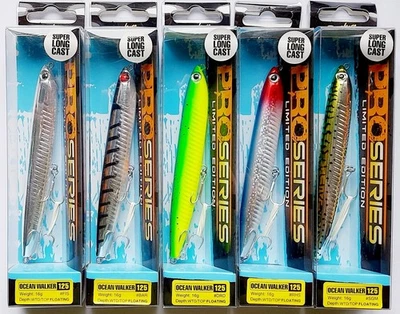 RAPTURE TRABUCCO Rapture OKEAN WALKER 125F Spinning Casting, Bait, Tonno, Dorado, Pesce Blu