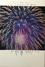 Marcel Schurman- New Year's- Fireworks- Holographic Foil- Switzerland