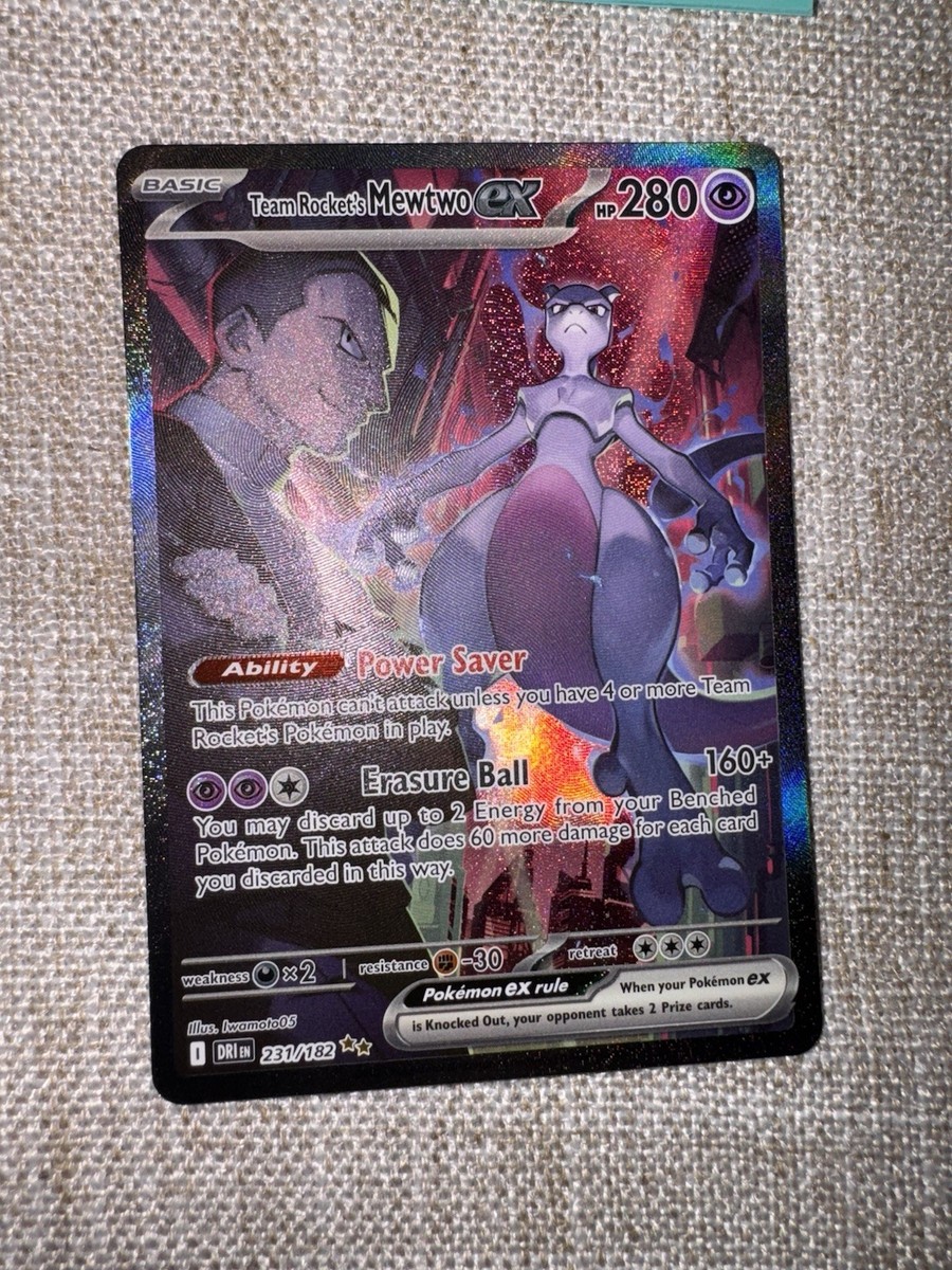 Team Rocket's Mewtwo ex 213/182 Sv10: Destined Rivals Holo | eBay