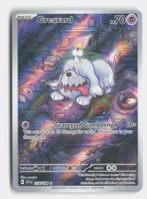 Greavard 214/198 Illustration Rare Scarlet & Violet Pokemon Holo