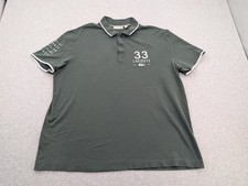Lacoste Polo Shirt Mens 2XL Dark Green Pique Tennis LC33 Fair Play Short Sleeve
