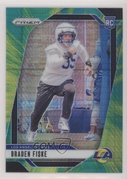2024 Panini Prizm Rookies Hyper Prizm 117/180 Braden Fiske #310 Rookie RC 04mf