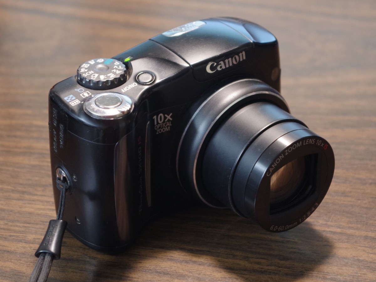 Buy Canon PowerShot SX100 IS 8.0MP Digital Camera - Black online