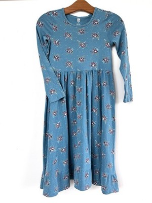 Tea Collection Girls Floral Cotton Blend Dress Size 10