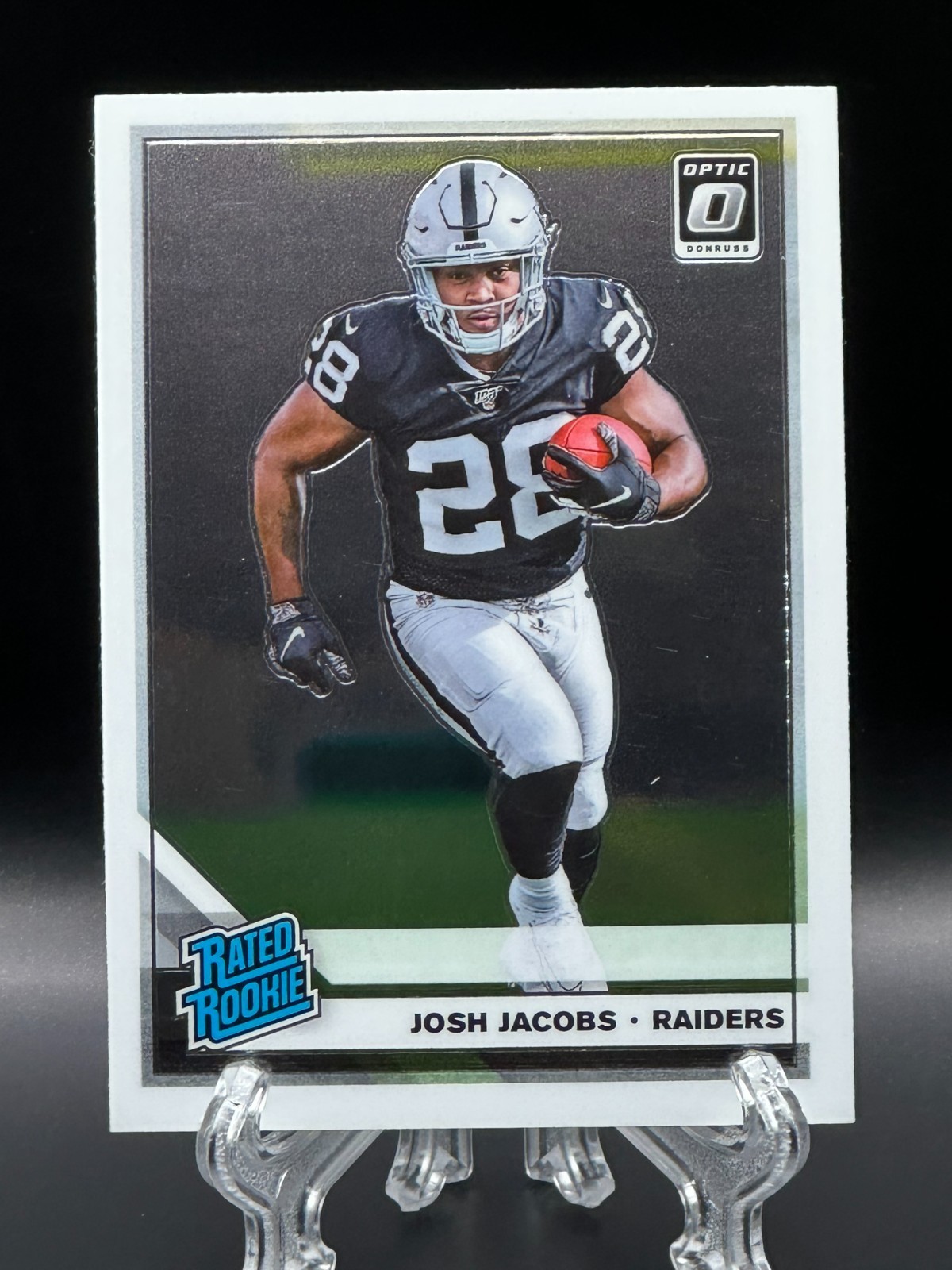 Josh Jacobs 2019 Panini Donruss Optic Rated Rookie #158 RC