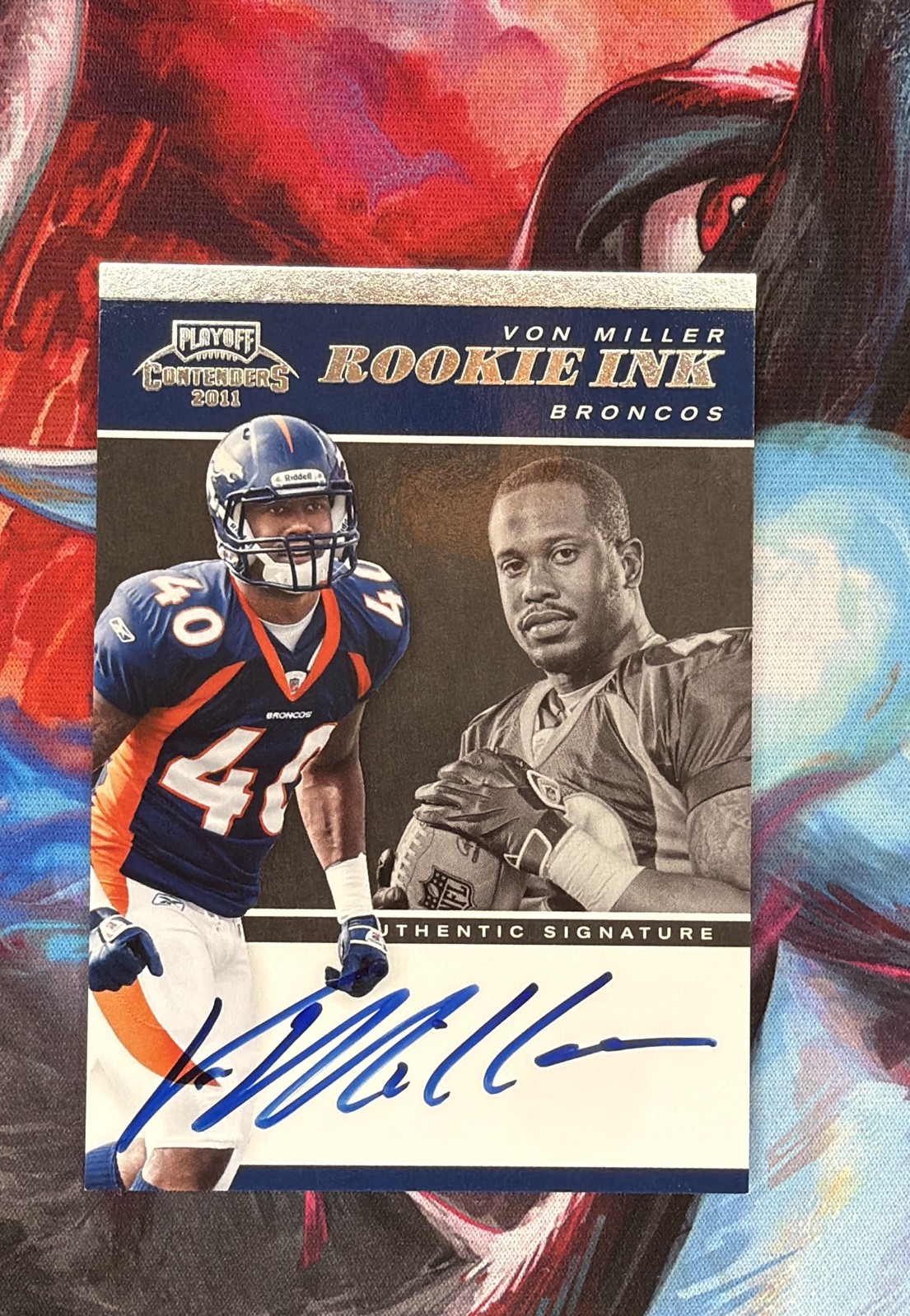 2011 Playoff Contenders - Rookie Ink Von Miller #31 /100 (AU, RC)