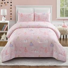 Urban Playground Fairytale Princess Reversible Reversible Comforter Set Full/Que