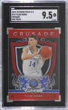 2019-20 Panini Prizm Draft Picks Crusade Red Tyler Herro #75 SGC 9.5 Mint+ 01nl
