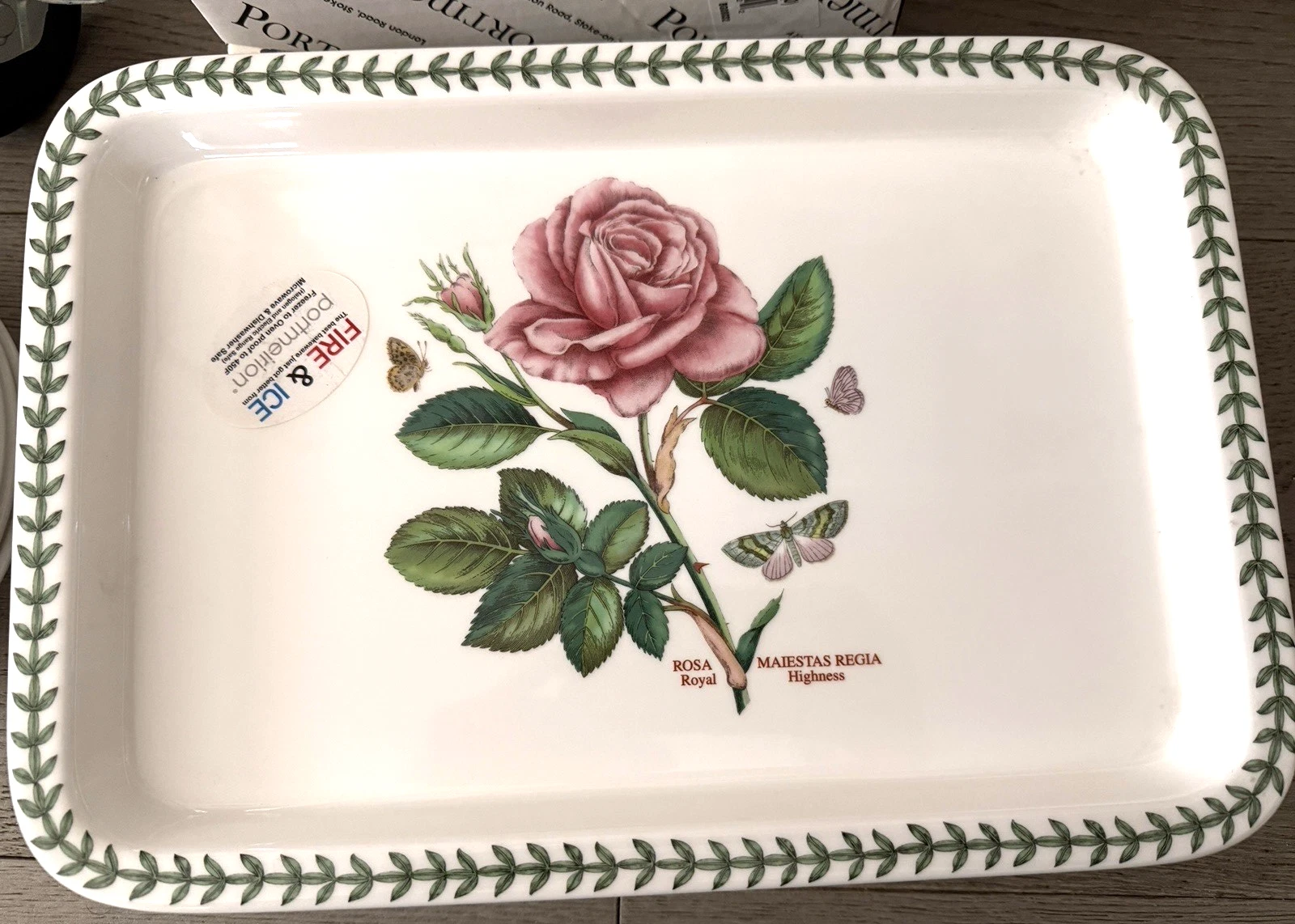 PORTMEIRION BOTANIC GARDEN BAKING TRAY NIB