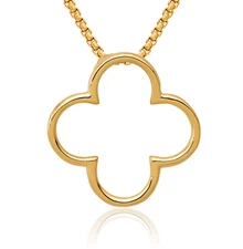 14K Solid Yellow Gold Floating Chain Slide Necklace