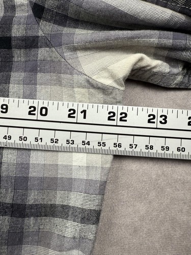 Fox Racing Shirt Mens Large Gray Plaid Button Up Long Sleeve Motocross 40341 - Picture 5 of 23