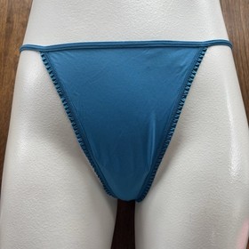 Vtg Victoria Secret Sexy Little Things Low Rise V-String Crystal Butterfly 2006