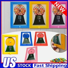 Creative Candy Dispenser Picture Frame,Wall Mount Innovative Gumball Machine KU