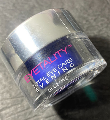 NEW Serious Skin Care Eyetality Total Eye & Lash Care Evening Cream .5 oz Sealed