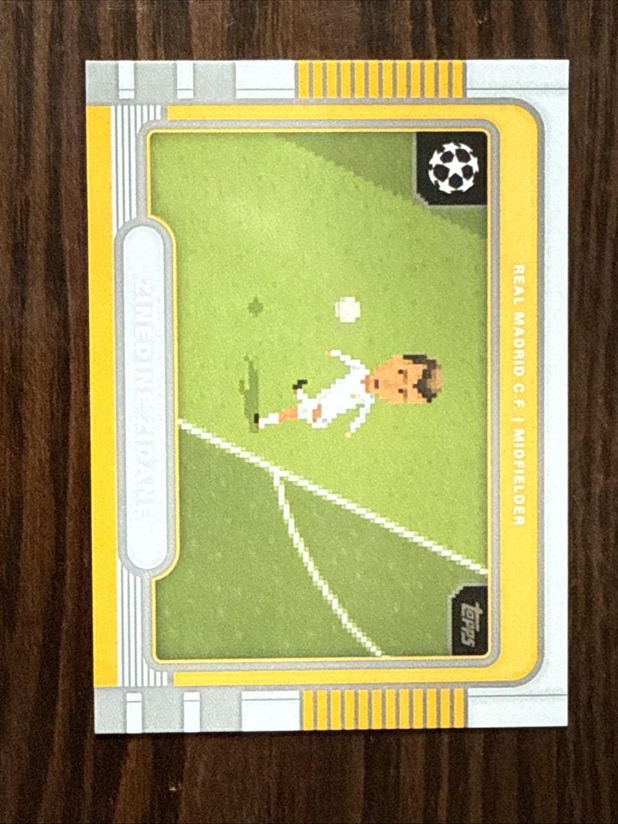 2025-26 Topps UEFA Club Competitions 8Bit Shots 8B-8 Zinédine