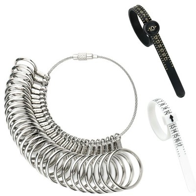 Ring Sizer Measuring Tool 3in1 Set Ring Sizing Kit, Ring Sizers for Measuring...
