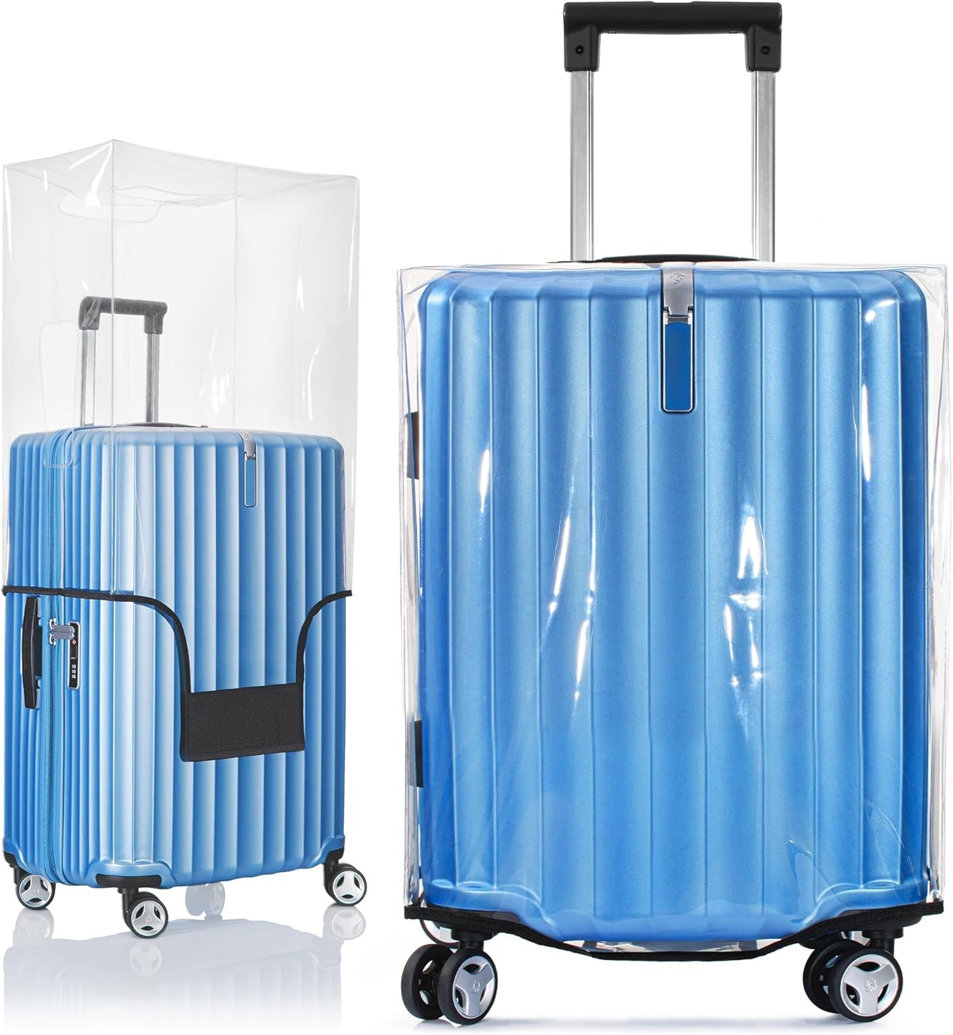 Cover For Suitcase - 20" Clear Pvc Lugga Size: For 20-21 Inc