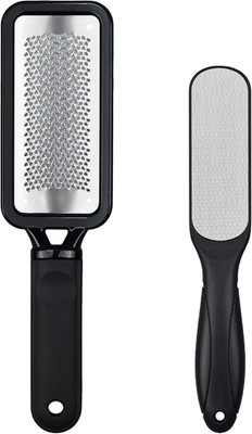 Foot Files Callus Remover 2 Pcs Stainless Steel Professional Pedicure Foot Rasp