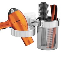 Hair Dryer Holder, Bathroom Blow Dryer Organizer with Storage Tray, Hair Care...