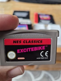 Nintendo Gameboy Advance Nes Classic Game Excitebike CIB