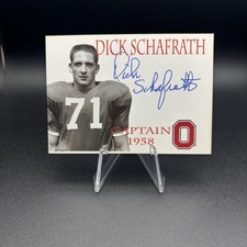 2007 TK Legacy Captains Series Ohio State OSU Auto Dick Schafrath #C15