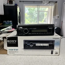 Sony CDX-M20 Marine CD Receiver AM/FM compatible with SiriusXM FREE SHIPPING