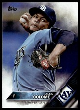 2016 Topps Update Alex Colome Tampa Bay Rays #US75
