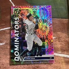 2020 Aaron Judge Panini Donruss Dominators Pink Fireworks #D-4 NY Yankees