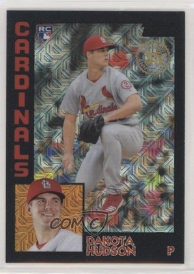 2019 Silver Pack Series 2 1984 Topps Baseball Black Dakota Hudson Rookie RC 0b2