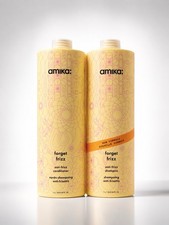 Amika Forget Frizz Anti-Frizz Shampoo Conditioner 33.8 fl.oz Duo