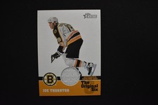 Joe Thornton 2000-01 Topps Heritage The Original Six Relics Jersey Memorabilia