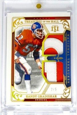 2025 National Treasures #TOTH-RGR Randy Cradishar 2/5 Treasure Of The Hall Gold