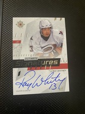25-26 Ray Whitney Ultimate Signatures On Card Auto Carolina Hurricanes