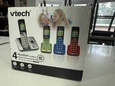VTech CS6529-4B 4-Handset DECT 6.0 Cordless Phone with Answering System New Open