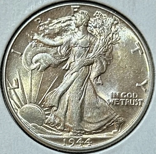 1944 P Walking Liberty Half! GEM BU! Beautiful Coin in Any Collection !