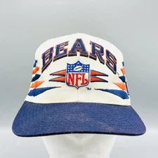 VTG 90s Chicago Bears Logo Athletic Diamond Cut Snapback Hat NFL Pro Line Cap