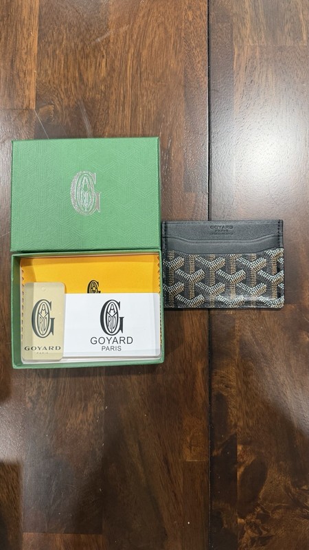 Goyard Saint Sulpice Card Holder Wallet All Black