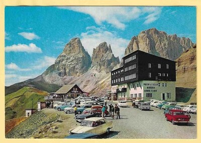 Postcard NV ITALY - DOLOMITES - Passo Sella - 10 x 15