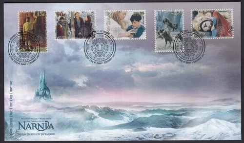 NEW ZEALAND 2005 Narnia, Lion…, Set of 5 Self-adhesives on FDC