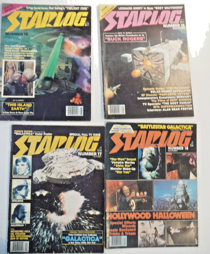 Vintage Starlog Magazine Lot 11 - 19 Well-loved Condition Rare Star Wars Holiday - Picture 4 of 6
