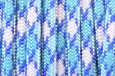 Blue Shock - 550 Paracord Rope 7 strand Parachute Cord 10 25 50 100 ft