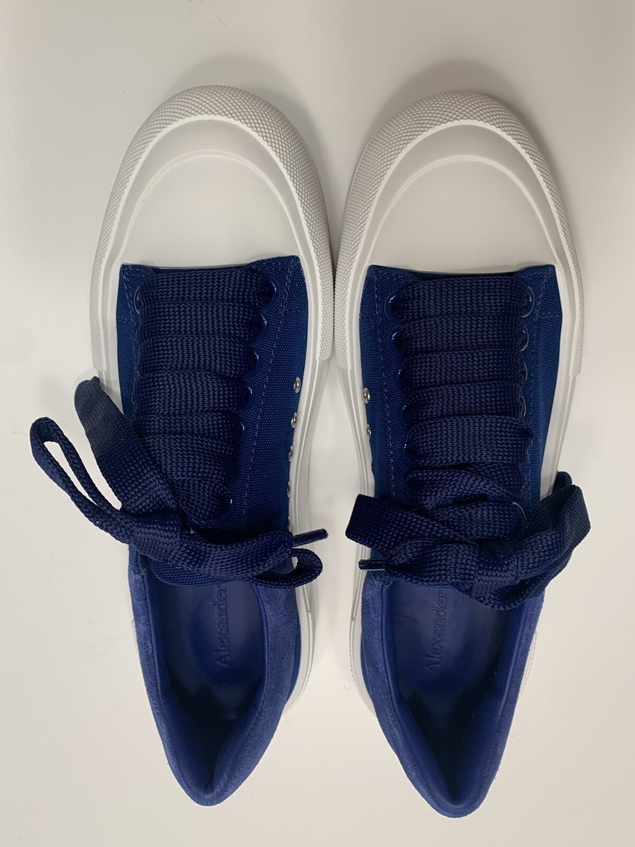 Alexander McQueen Deck Lace-Up Plimsoll SneakersColor