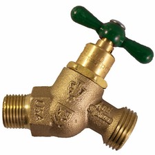 No-Kink Hose Bibb With Vacuum Breaker, Lead-Free, 1/2 MIP x 3/4-In. Hose Thread