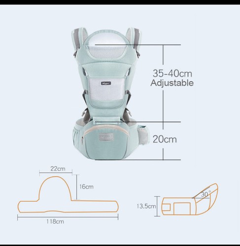 Baby Carrier Ergonomic Infant Carrier with Hip Seat Kangaroo(type A) - Picture 19 of 21
