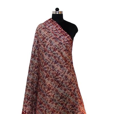 New Indian Silk Kantha Fashion Scarf Reversible Bohemian Handmade Stole Band Big