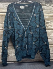 VTG Sostanza Fashion Police Chunky Cardigan fresh prince Large