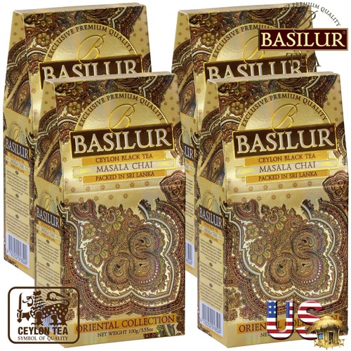 Masala chai Black Ceylon Tea Loose Leaf 4 X 100g Basilur eBay