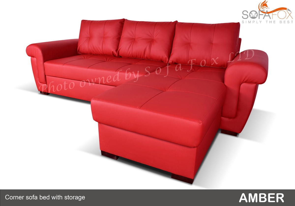 Corner Sofa Double Bed With Storage | Cabinets Matttroy
