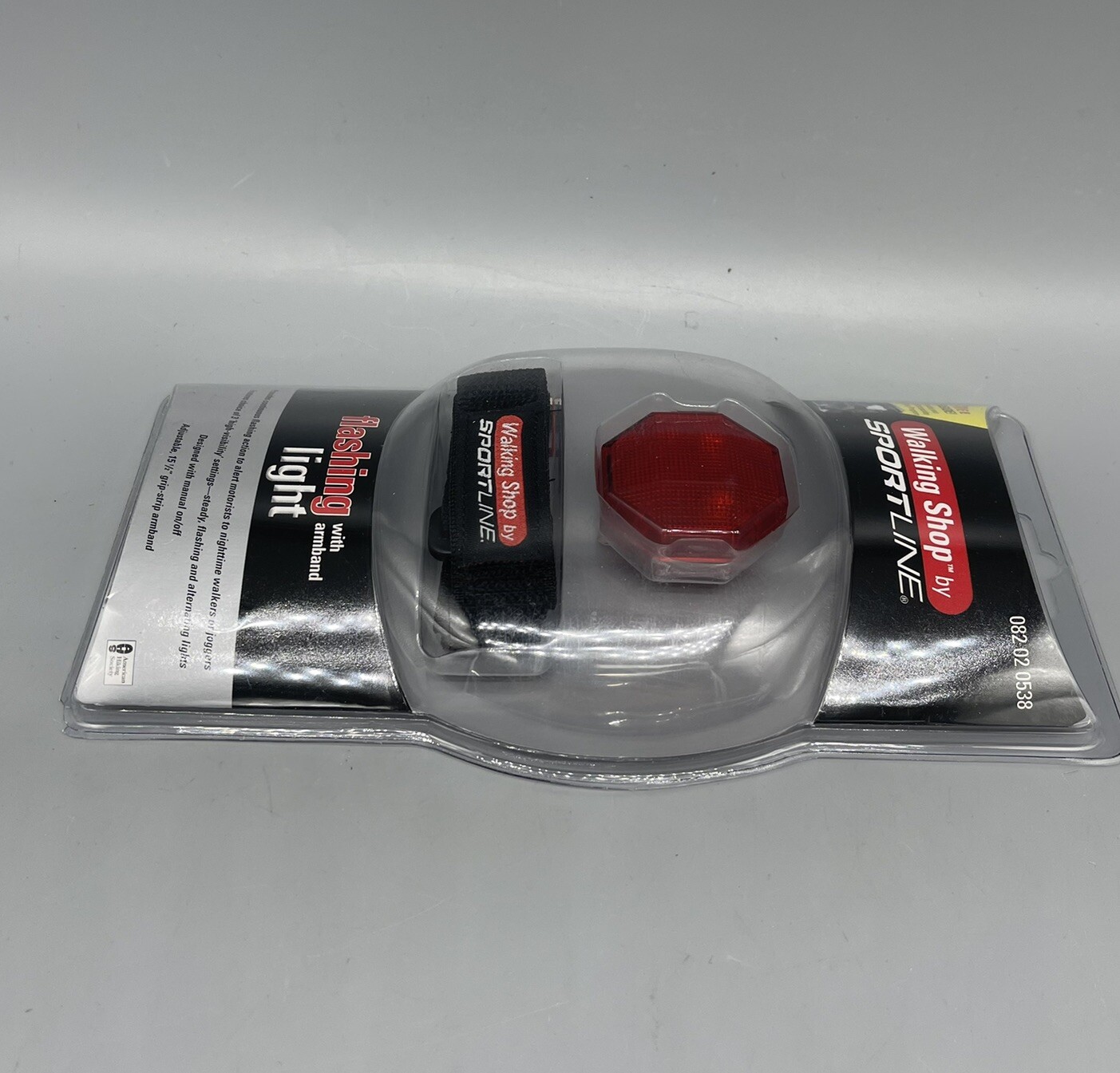 Walking Shop By Sportline Red Flashing LED Light With Armband eBay