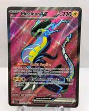 POKÉMON - MIRAIDON EX full art 227/198 - MINT - SCARLATTO E VIOLETTO ITA